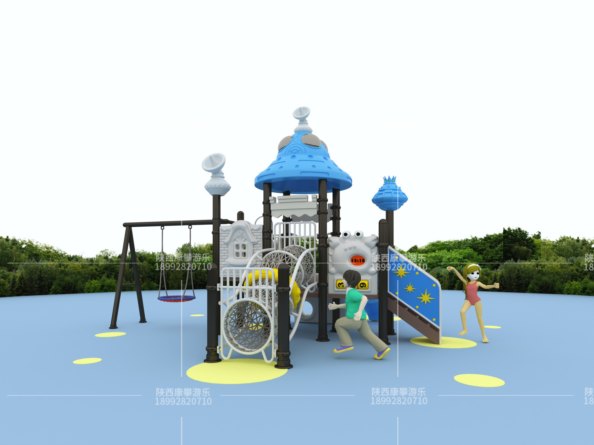 秋千组合滑梯款式