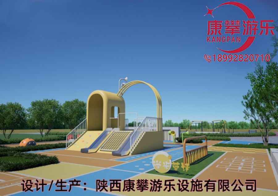 宝鸡陇县某小区儿童游乐设施CAD图