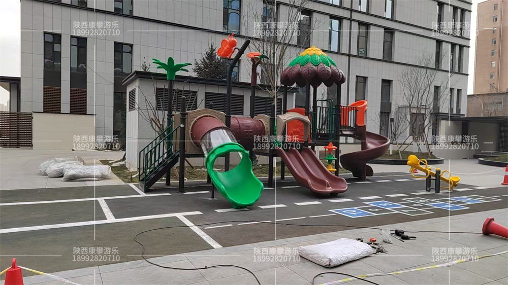 榆林府谷县小区儿童游乐设施案例