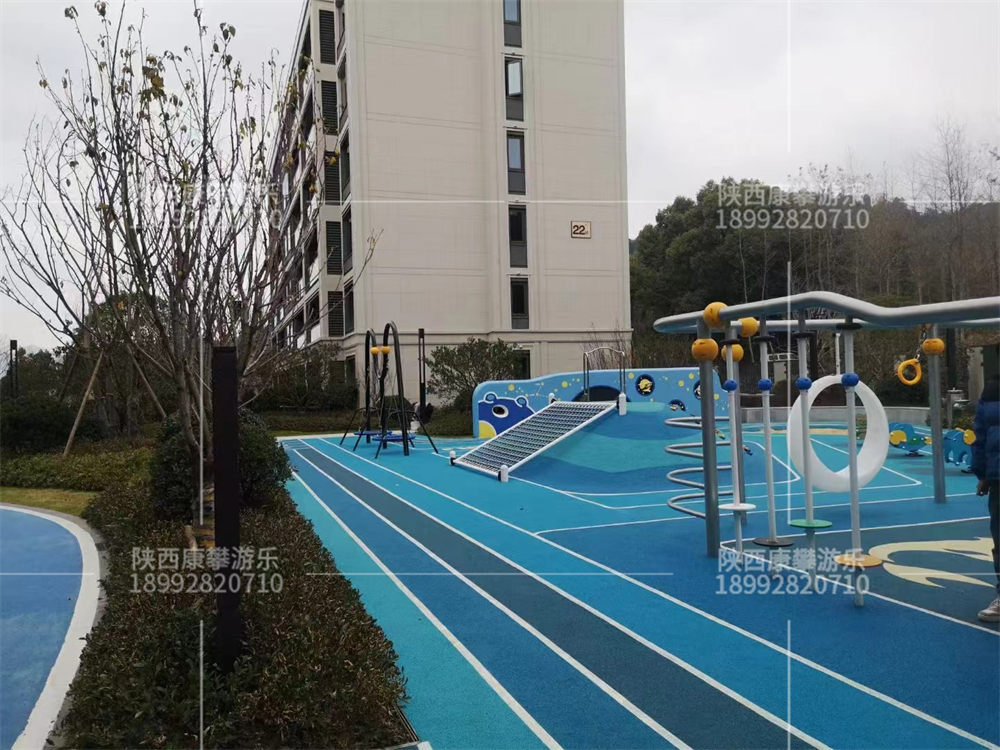 西安新建小区室外儿童乐园游乐设施定制案例