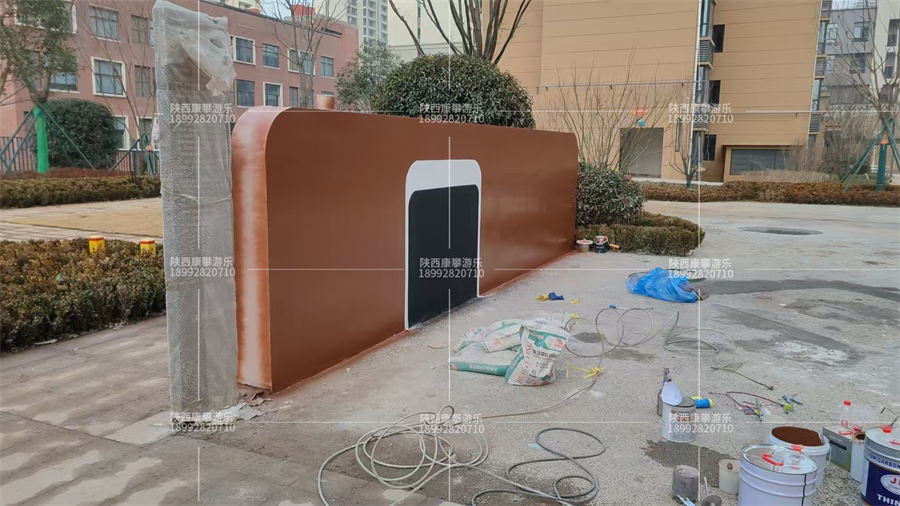 小区景观墙设施