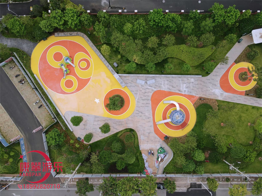 公园小区EPDM地面施工