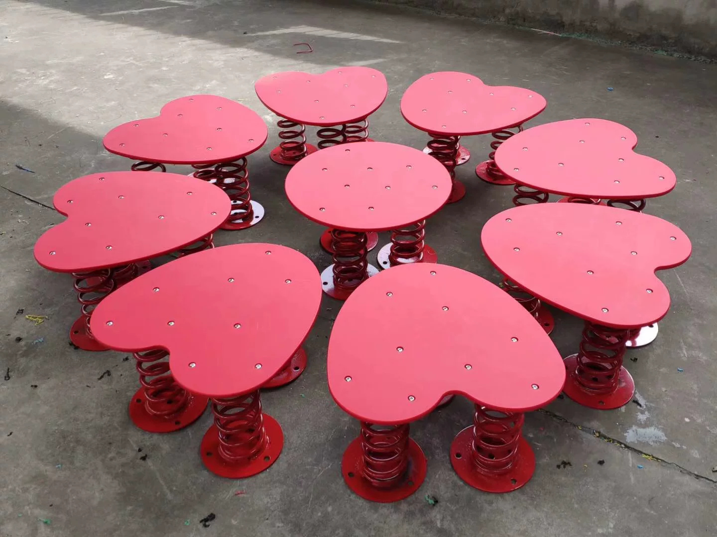 户外小区塑料PE板梅花桩器